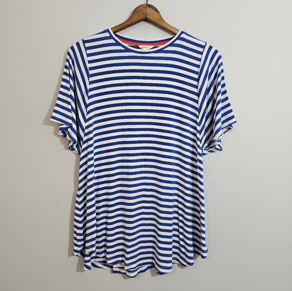 Matilda Jane Blue/White Striped Tunic Top
